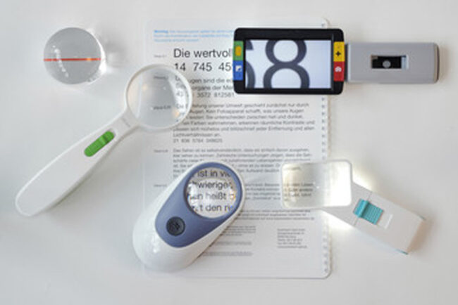 Low-Vision-Starke Sehbehinderung trotz Brille